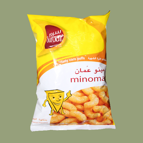 Minoman Tasty Corn Puffs-Cheese